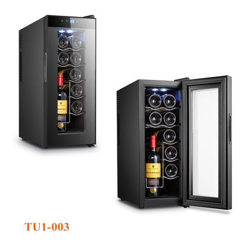 Tủ rượu vang mini 12 chai