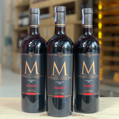 Rượu vang Marquez de Mancera.