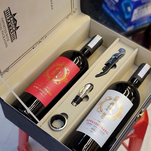 Sét 2 chai rượu vang Appasionato Primitivo 2022