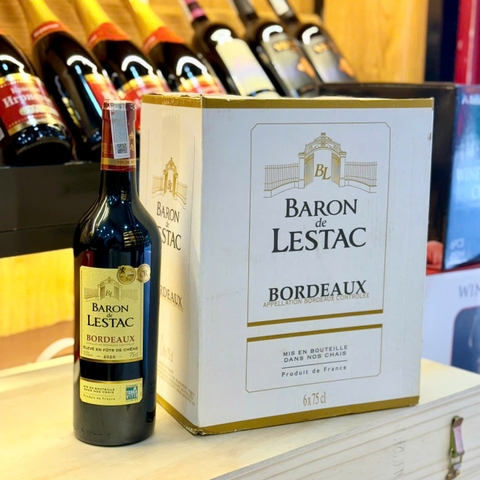 Rượu vang Baron de Lestac Bordeaux 2020.