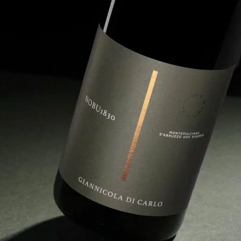 Rượu vang Nobu 1830 Montepulciano D'Abruzzo DOC Riserva Giannicola Di Carlo.