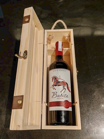 Hộp gỗ 1 chai Batise Red Blend