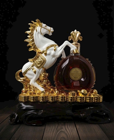 Rượu phong thủy Ngựa Tết 2026