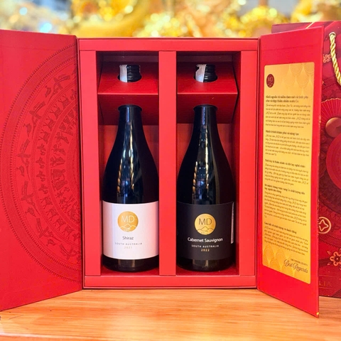 Sét 2 chai : Rượu vang MD Wine