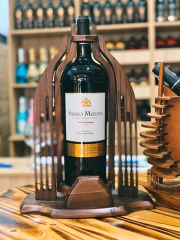 Combo 2 kệ : Santo Molina + kệ rượu 1.5L
