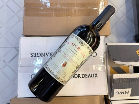 Vang Amicrone Puglia Negroamaro Sangiovese 14 độ