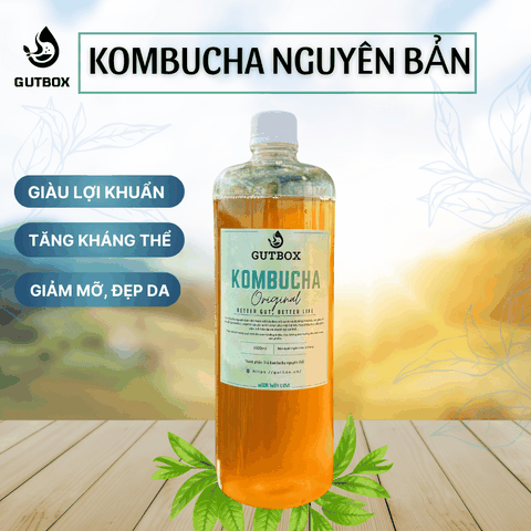 Kombucha Nguyên Bản 1000 ml - Original Kombucha