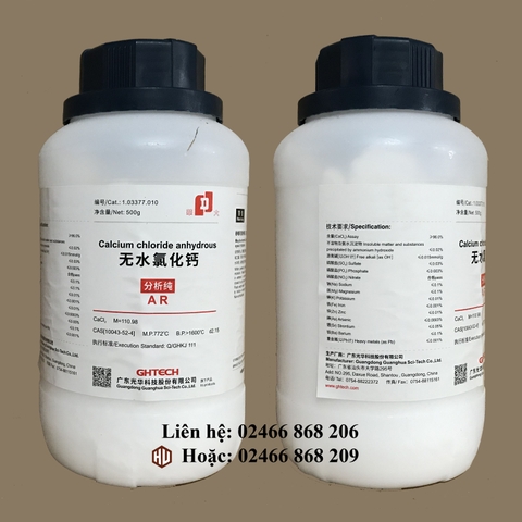 CaCl2 Khan (Caldium chloride anhydrous) JHD/Sơn Đầu