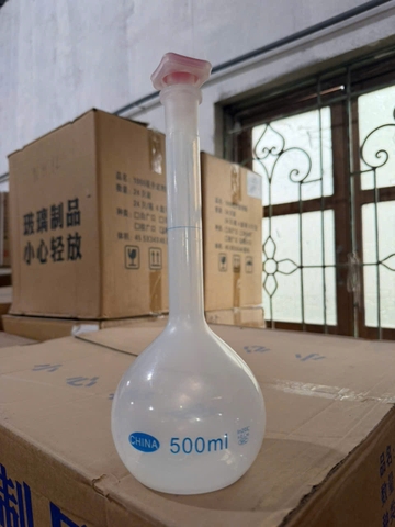 Bình định mức bằng nhựa có nút 10ml,20ml,50ml,100ml,250ml,500ml,1000ml