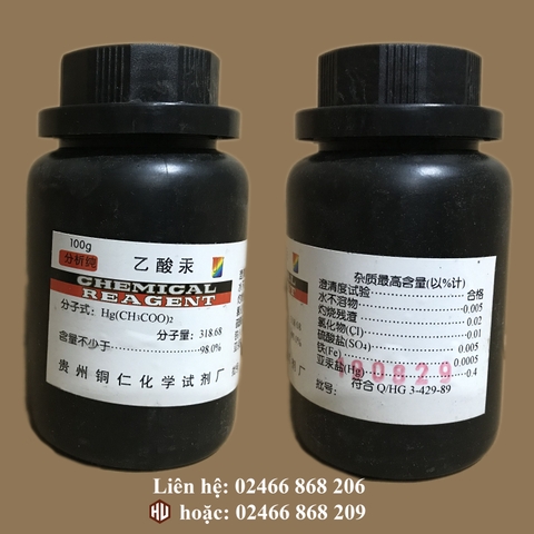 Hg(CH3COO)2 (Mercury acetate)