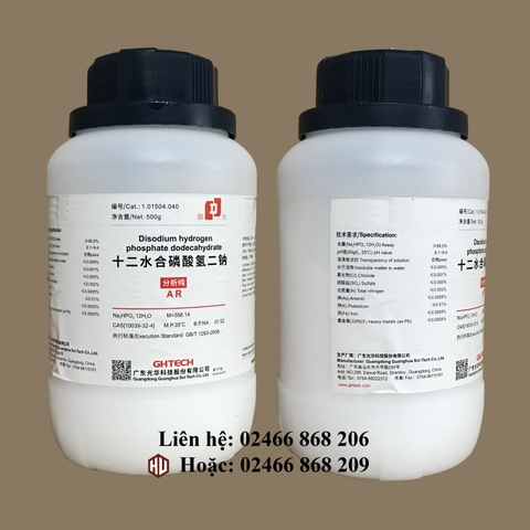 Na2HPO4.12H2O (Disodium hydrogen phosphate dodecahydrate) - JHD/Sơn đầu