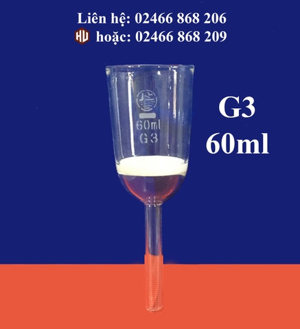 PHỄU THỦY TINH LỌC XỐP G3 (LOẠI 60ml - 100ml)