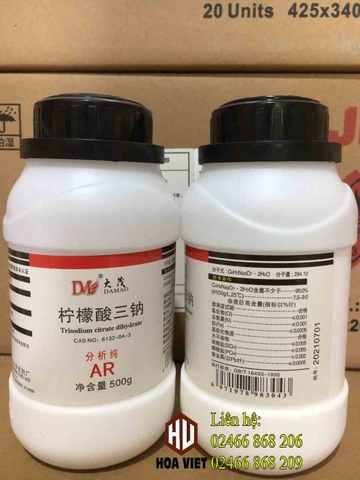 Trisodium Citrate Dihydrate - C6H5Na3O7.2H2O (Daomao)