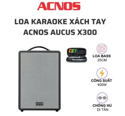 Loa karaoke di động ACNOS AUCUS X300