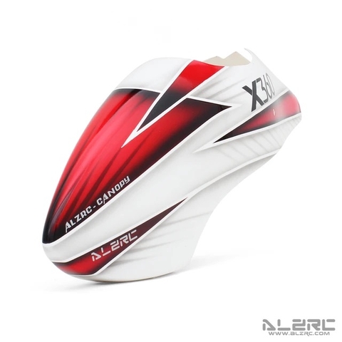 ALZRC Devil X360 Fiberglass Painting Canopy (Red White) DX360CP-P-A