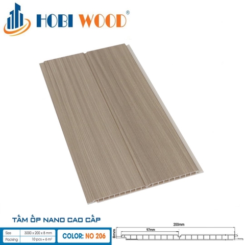 Tấm ốp nano Hobi Wood NO206