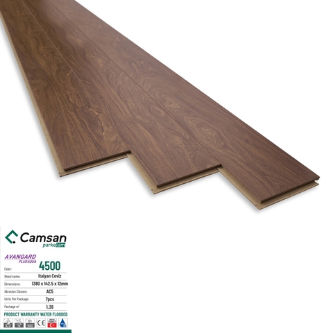 Sàn gỗ Camsan Aqua 4500 12mm