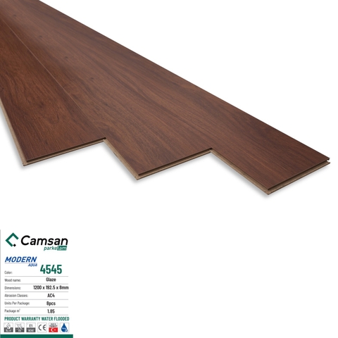 Sàn gỗ Camsan 8mm 4545