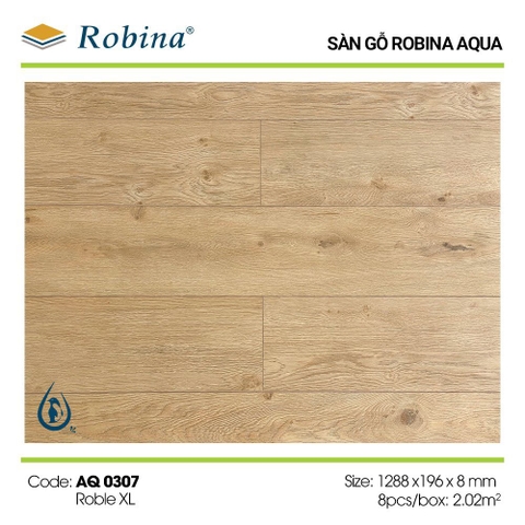 Sàn gỗ Robina 8mm Aqua AQ0307