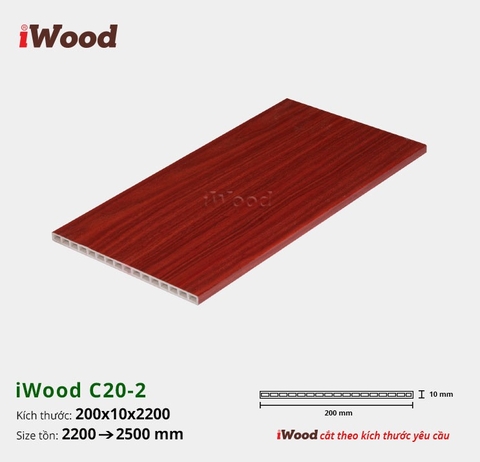 Mặt đứng cầu thang iwood C20-2