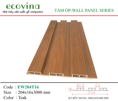 Lam Sóng Ecovina EW204T16 Teak