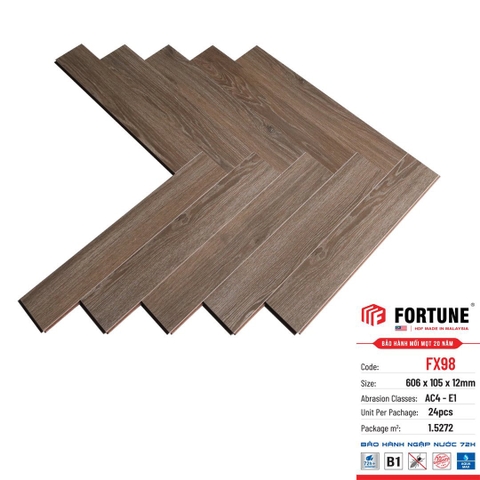 Sàn gỗ xương cá Fortune FX98