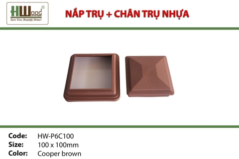 Nắp Trụ HWOOD HWP6C100 Copper Brown