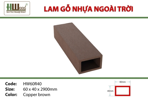 Thanh Lam Hộp HWOOD HW60R40 Copper Brown