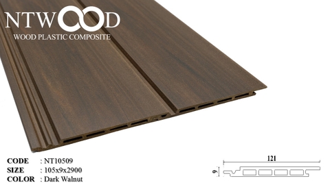 Tấm Ốp Trần, Tường NTWOOD NT10509 Dark Walnut