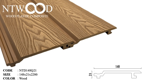 Tấm Ốp Trần, Tường NTWOOD NTD148Q21 Wood