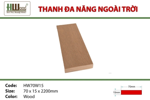 Thanh Đa Năng HWOOD HW70W15 Wood