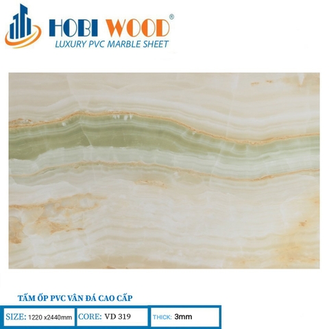 Tấm ốp PVC vân đá Hobi Wood VD319