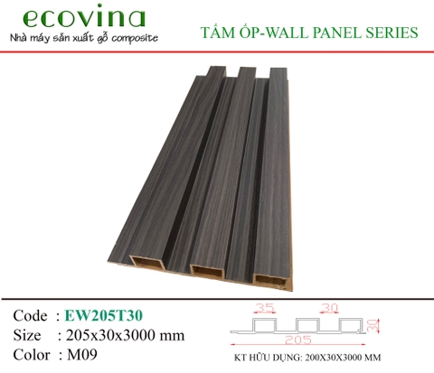 Tấm ốp 3 sóng cao Ecovina M09