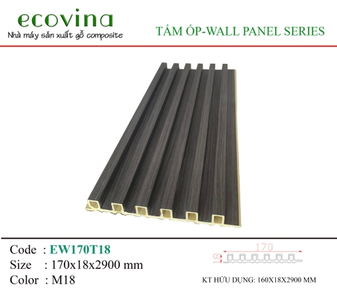 Tấm ốp 5 sóng cao Ecovina M18