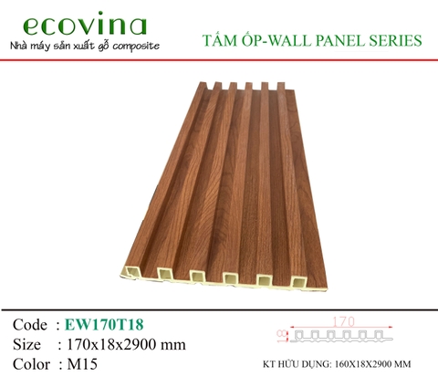 Tấm ốp 5 sóng cao Ecovina M15