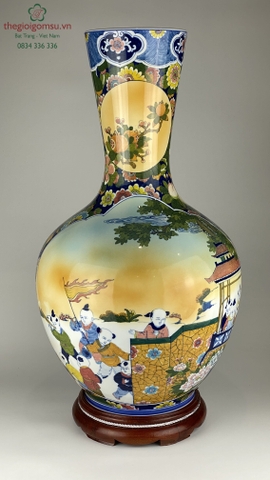 Bình Tỏi phong thủy nhị cảnh bách nhi bách phúc