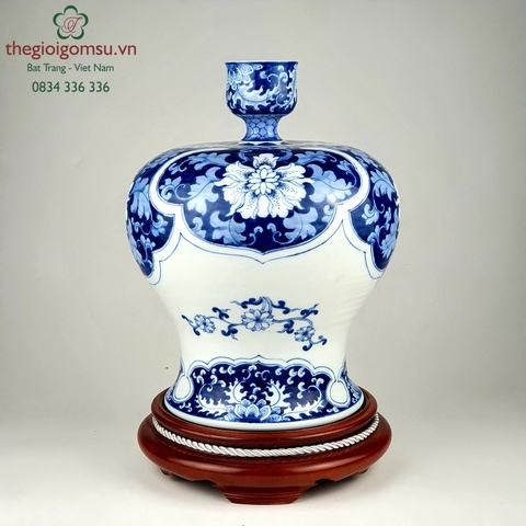 Mai Bình tích Lộc Vuốt Tay Hoa Văn Nhẹ Nhàng