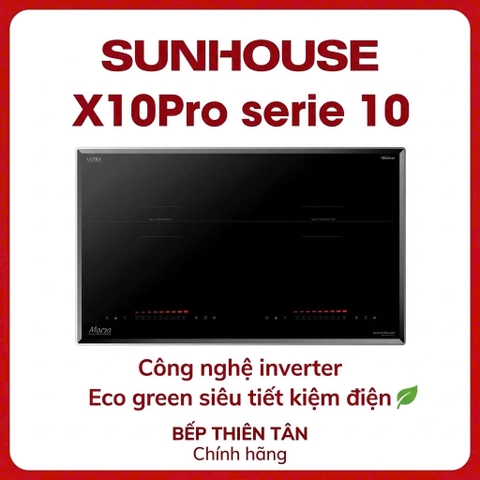 Bếp Từ Đôi Inverter Sunhouse Mama MMB5-X10Pro Serie 10