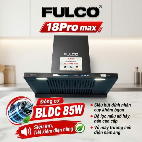 MÁY HÚT KHỬ MÙI FULCO _FC:18promax