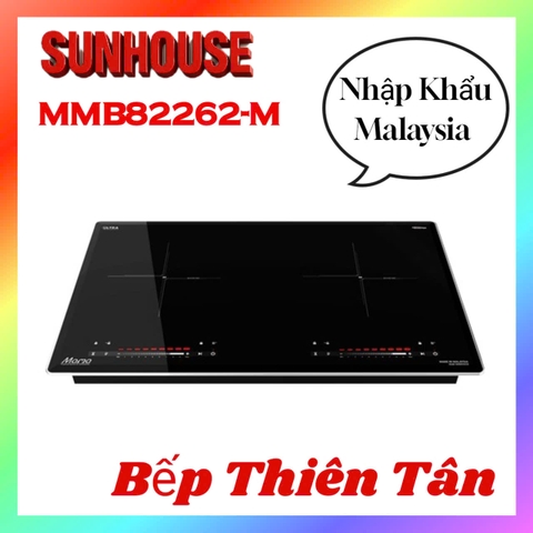 Bếp Đôi Nhập Khẩu Malaysia Sunhouse MMB82262-M