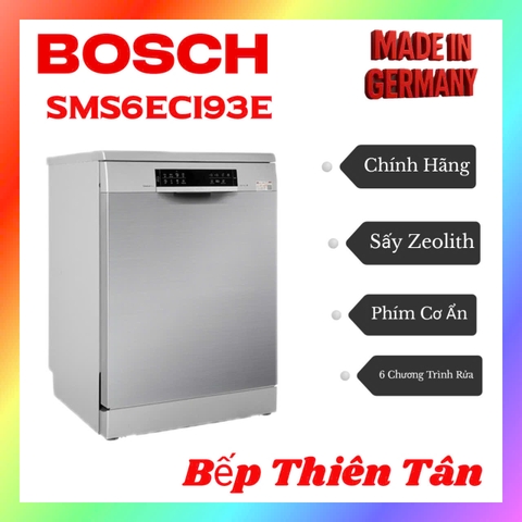 Máy Rửa Bát Bosch SMS6ECI93E Serie 6