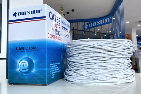 Dây mạng, Cáp mạng, Dây cáp mạng, cáp camera, cáp cat5e, cáp camera ngoài trời, nasun, cáp mạng nasun, dây mạng nasun, phân phối dây mạng giá tốt, bán buôn dây cáp mạng, cáp mạng đồng
