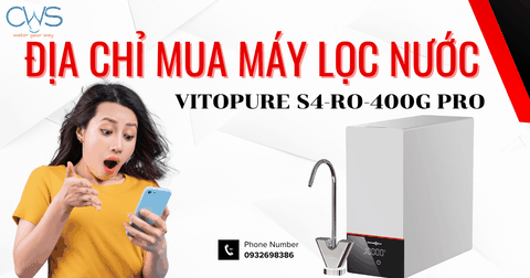 Địa Chỉ Mua Máy Lọc Nước Vitopure S4-RO-400G Pro Tại Phường Tân Kiểng