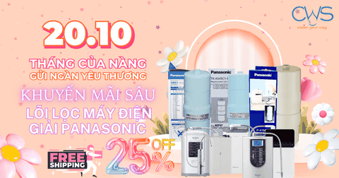 Giá Lõi Lọc Máy Điện Giải Panasonic Giảm Sốc 20/10