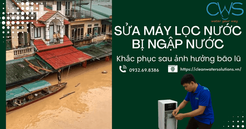 Hướng Dẫn Sửa Máy Lọc Nước Bị Ngập Lâu Trong Lũ