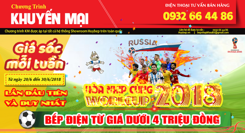 [CT KM - TUẦN] trên hệ thống showroom HUYBEP