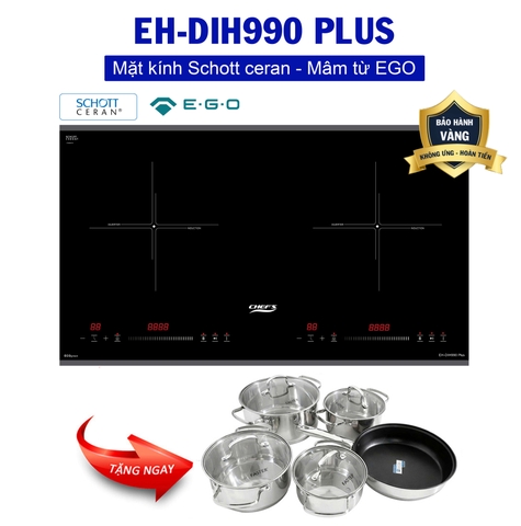 Bếp từ CHEFS EH-DIH990 PLUS - Mặt kính Schott Ceran Đức (2026)