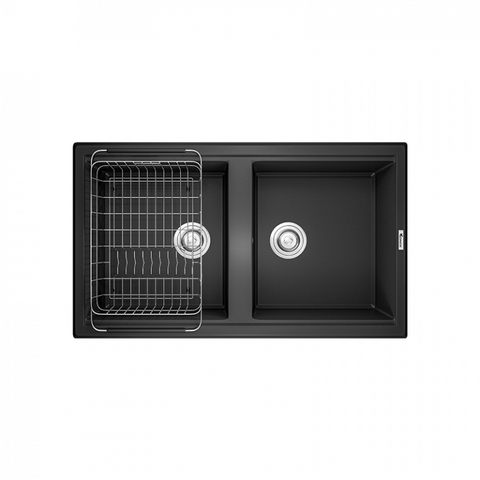 Chậu rửa Konox Phoenix Smart 860 Black (Chậu đá Granite)