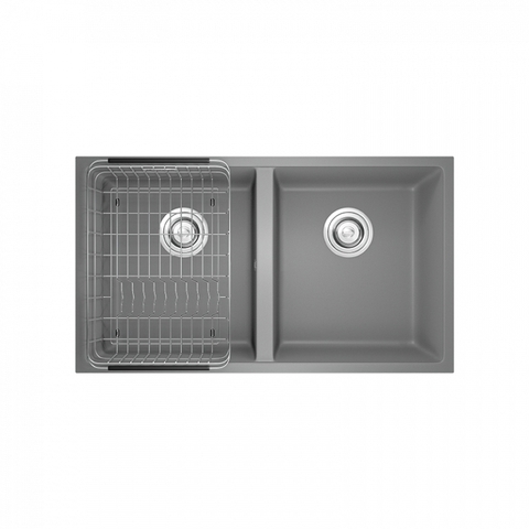 Chậu rửa Konox Veloci 760D - Grey (Chậu đá Granite)