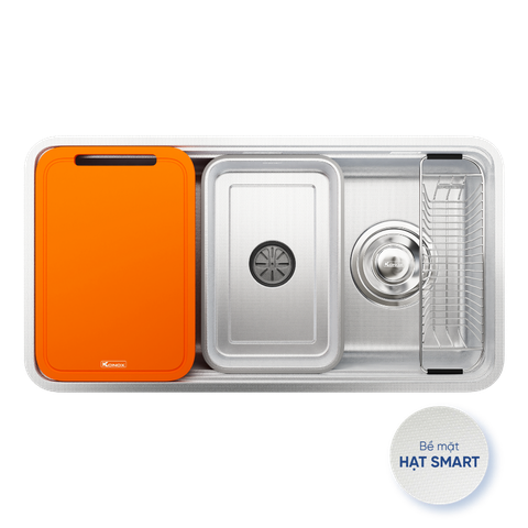 Chậu rửa Konox Tari Smart 8847 (hạt Smart chống xước)